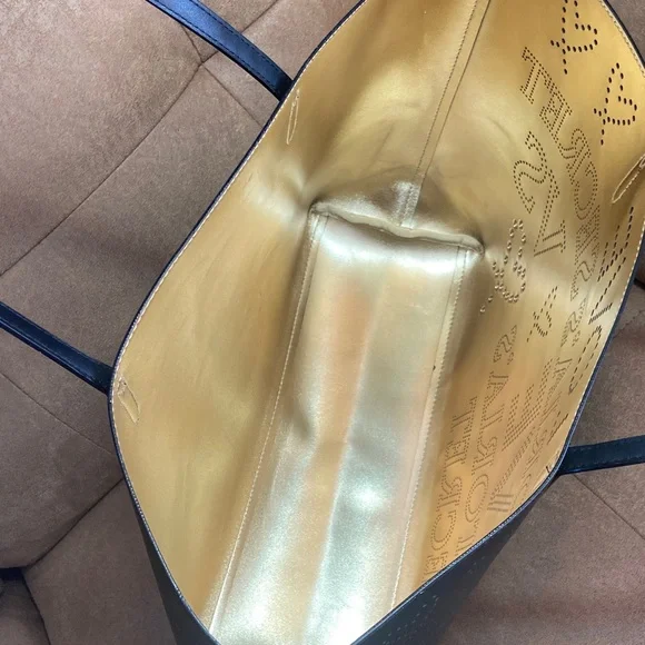 Victoria's Secret Embossed Black Tote - Picture 5 of 15